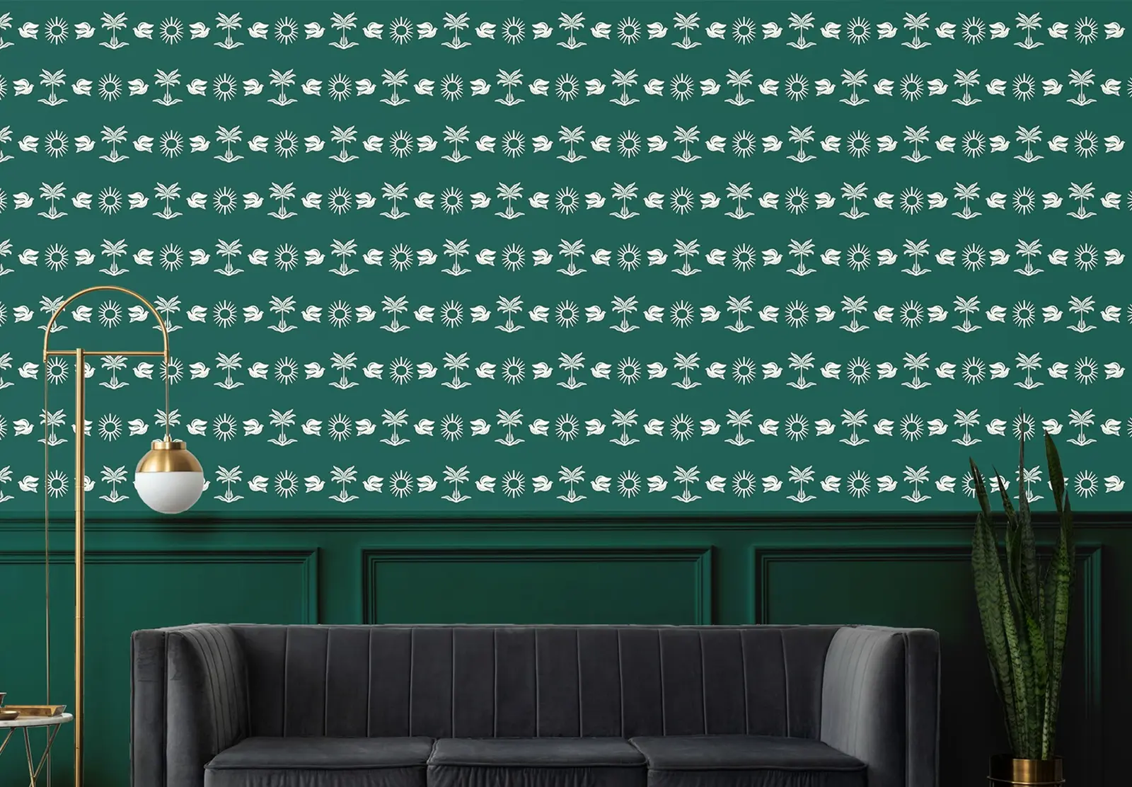 Patterned wallpaper