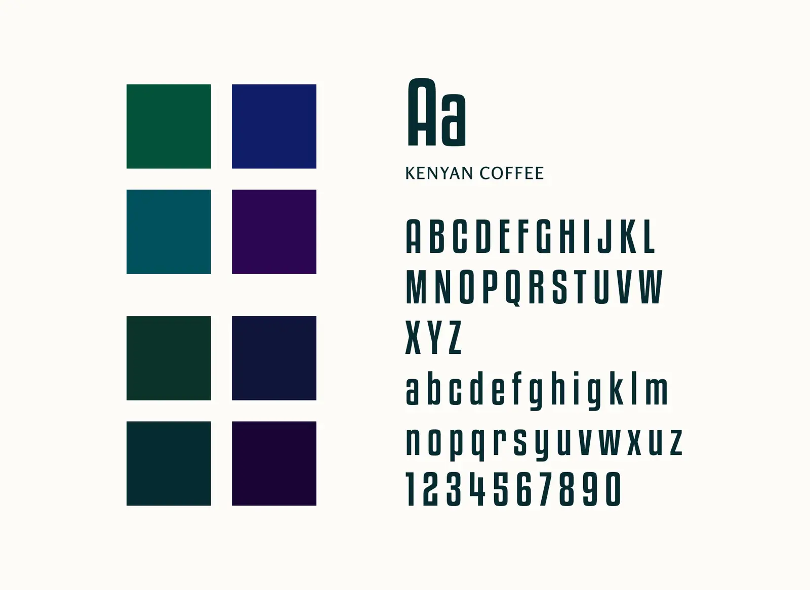Colour palette & typography