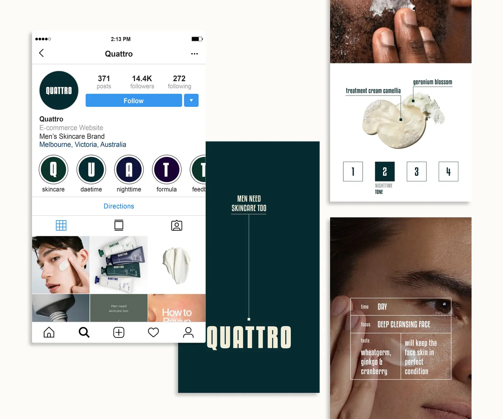 Quattro — social feed