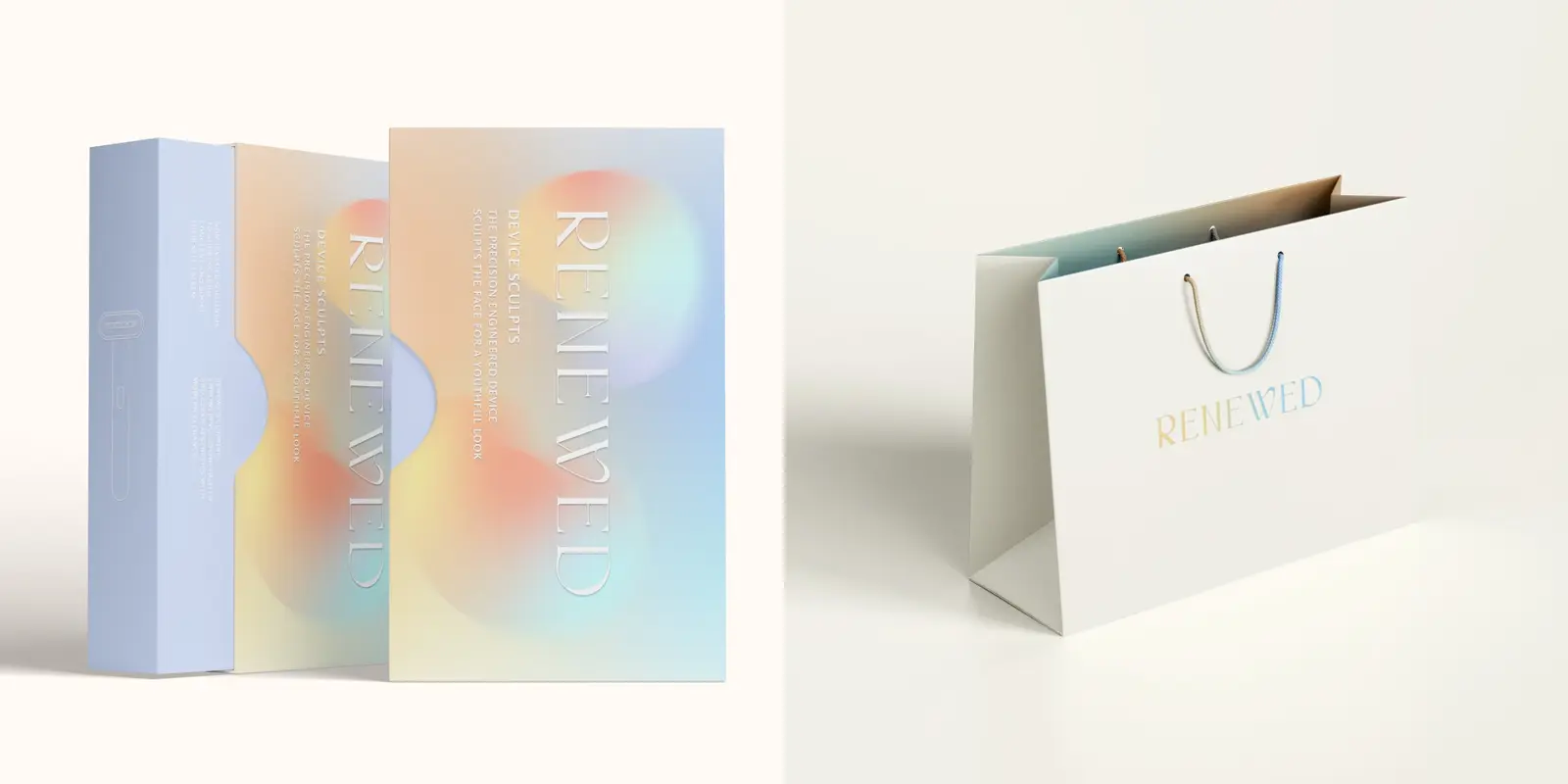 Boxes, shopping bag, tube & dieline